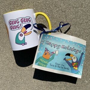 Tuca & Bertie Cast/Crew Holiday Gift Glug Mug w Production Note